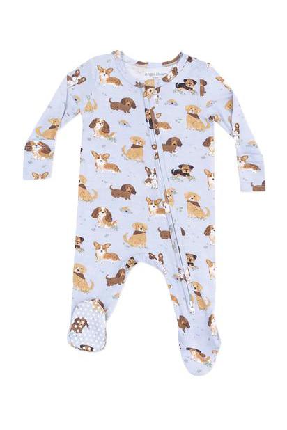Angel Dear - Blue Best Friend Dogs 2 Way Zip Footie