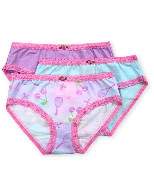 ESME - BG - CHERRY TENNIS 3-PK PANTY - CHERRY TENNIS