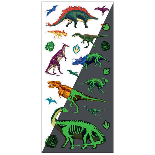 PAPER HOUSE PRODUCTIONS - T&B - GLOW IN THE DARK STICKERS - DINOSAURS