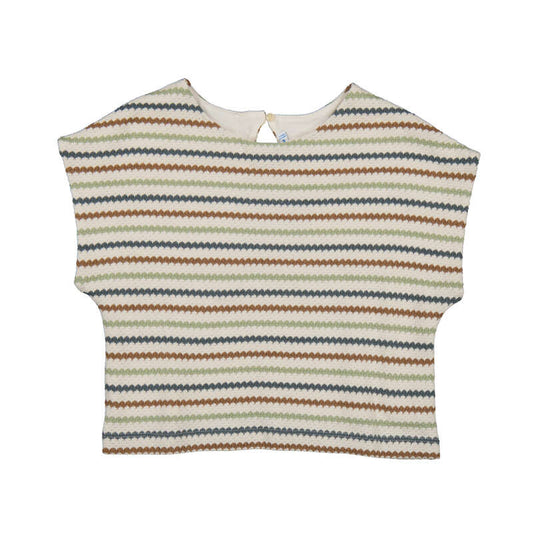 MAYORAL - BG - CROCHET LOOK TOP - BONE