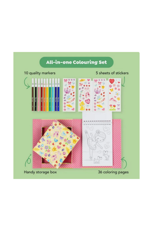Tiger Tribe - T&B - Coloring Set - Ballet