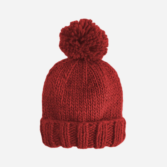 BLUEBERRY HILL - ACC - CLASSIC POM HAT - RED