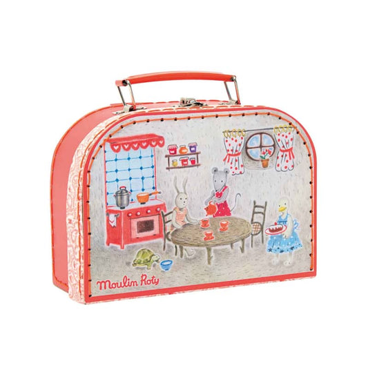 Speedy Monkey-T&B-Suitcase Tea Party Ceramic Set-Moulin Roty