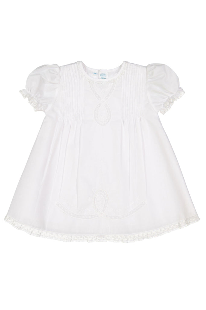 Feltman Brothers - Slip Dress Lace Ribbon White