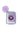Shiny Happy Face Smile Wallet: Purple
