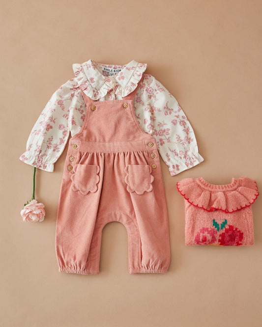 ÉMILE ET IDA - BG - BLOUSE IMP GRAND COL VOLANT - ROSALIE