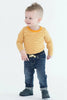 Medium Wash Pull-On Jeans
