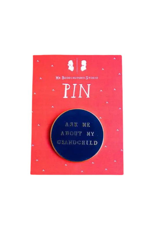 "Ask Me About My Grandchild" Pin