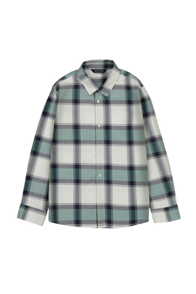 Pine Long-Sleeve Checked Shirt