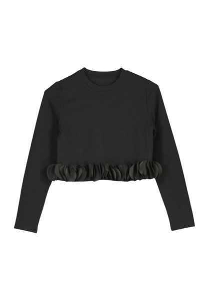 Black Petals Top