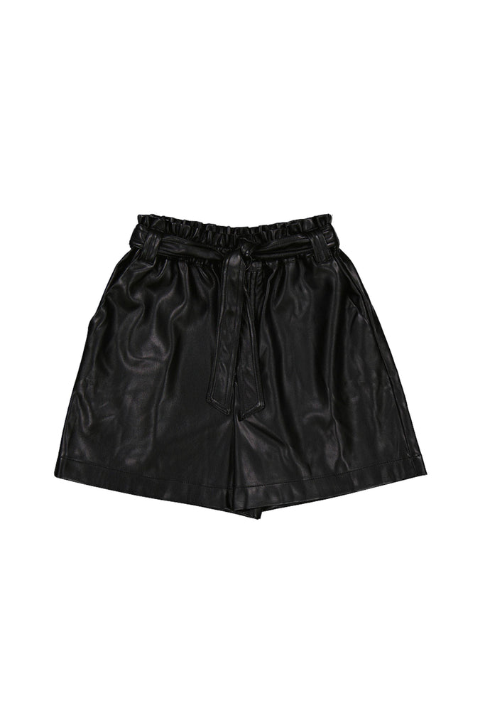 Black Flowy Dress Shorts