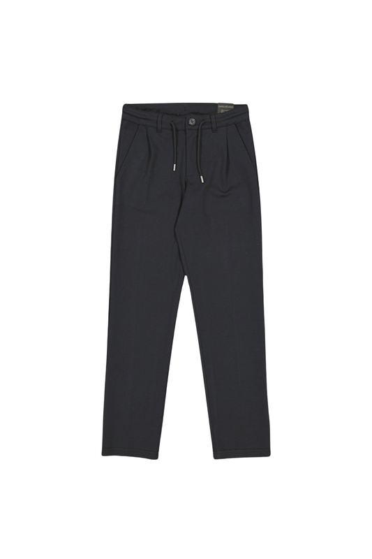Knit Drawstring Pants Black