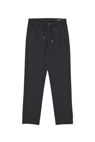 Knit Drawstring Pants Black