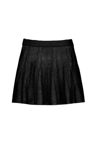 Black Knit Skirt