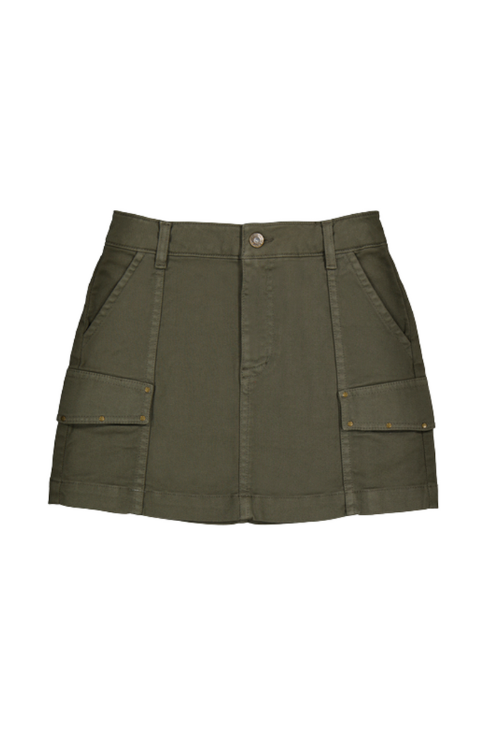 Hunt Green Twill Skirt