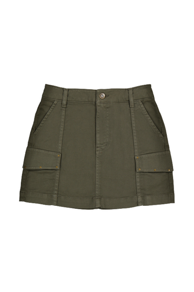 Hunt Green Twill Skirt