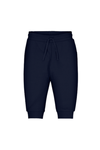 Blue Basic Cuffed Fleece Trousers