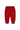 Red Basic Cuffed Fleece Trousers