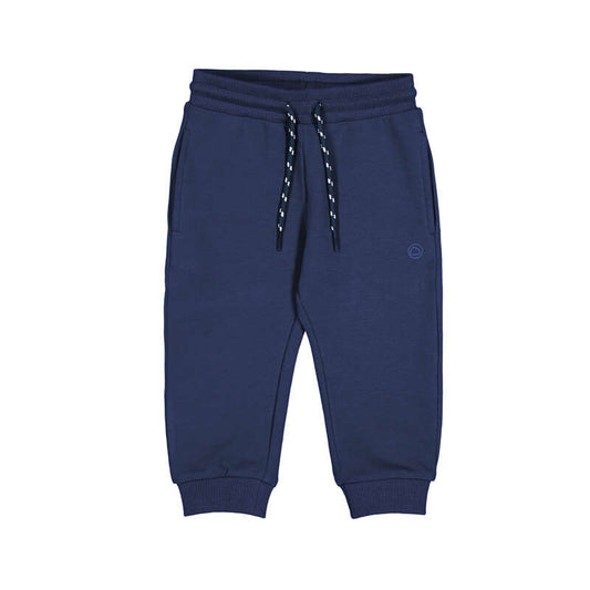 MAYORAL - BBY - BASIC CUFFED FLEECE TROUSERS - OCEAN