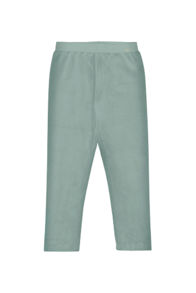 Basic Velvet Leggings - Sage