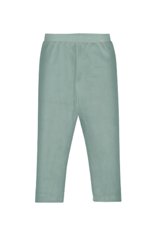 Basic Velvet Leggings - Sage