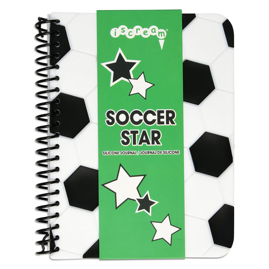 ISCREAM - T&B - SOCCER STAR SILICONE JOURNAL