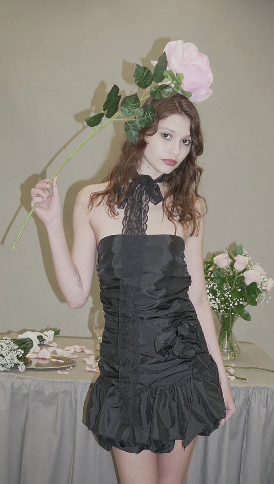 Zemeta-BG-Rose Pick Dress- Black