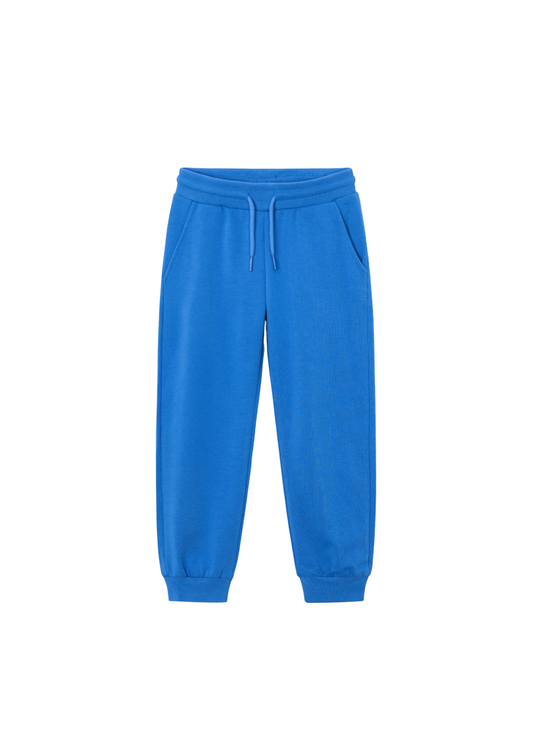 MAYORAL - TB - BASIC CUFFED FLEECE TROUSERS - BLUE
