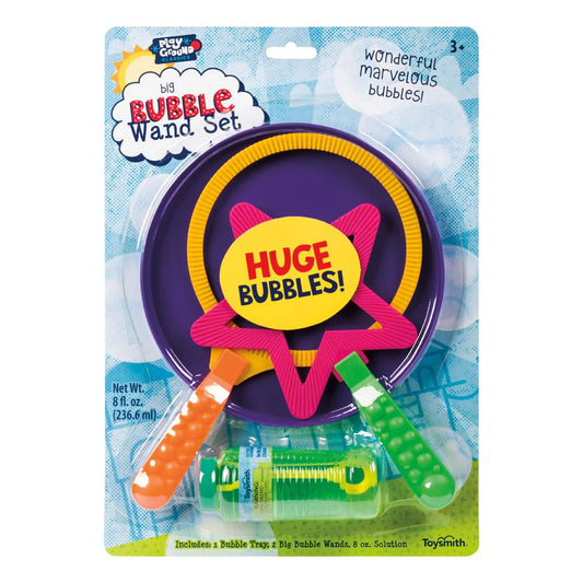 TOYSMITH - T&B - PLAYGROUND CLASSICS BIG BUBBLE WAND SET