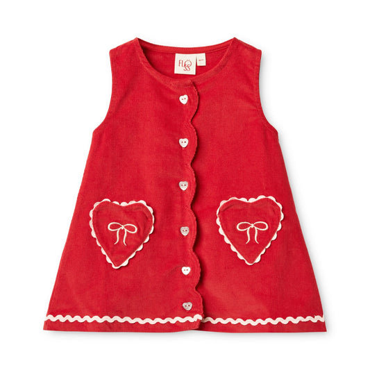 FLOSS - BBY - CAROL DRESS - POPPY RED