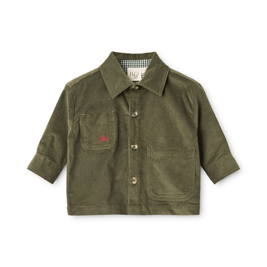 FLOSS - TB - BILLIE OVERSHIRT - GREEN OAK