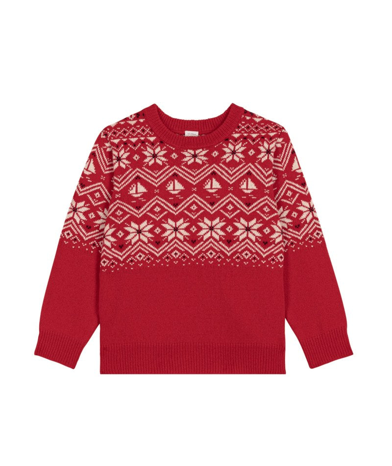 Petit Bateau A0GB1 RED WHITE