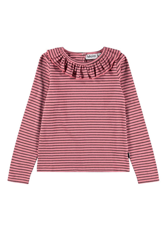 Molo 2W26A413 PINK BARK STRIPE
