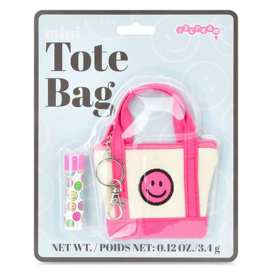 ISCREAM - ACC - MINI TOTE BAG LIP BALM KEY CHAIN SET