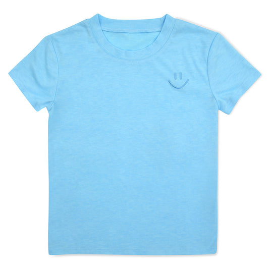 ISCREAM - BG - SMILE T-SHIRT - BLUE