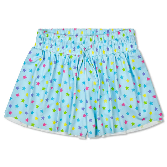 ISCREAM - BG - SPARKLING STARS BUTTERFLY SHORTS - BLUE
