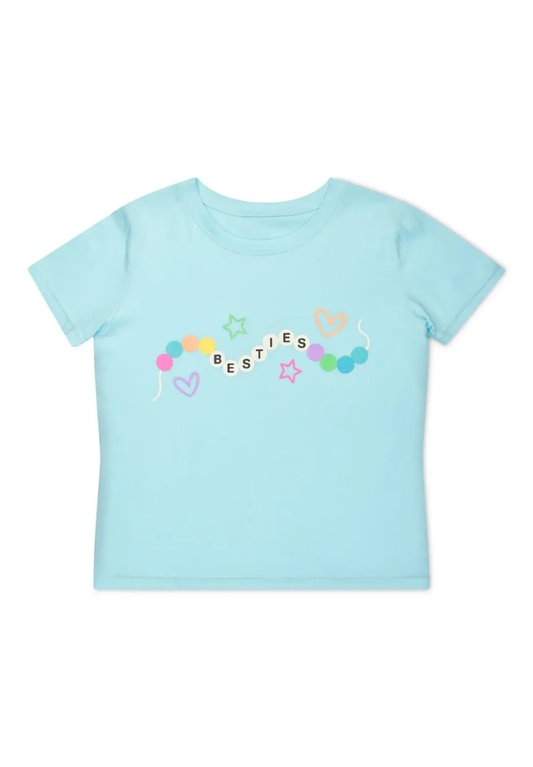 ISCREAM - BG - BESTIES T-SHIRT - BLUE