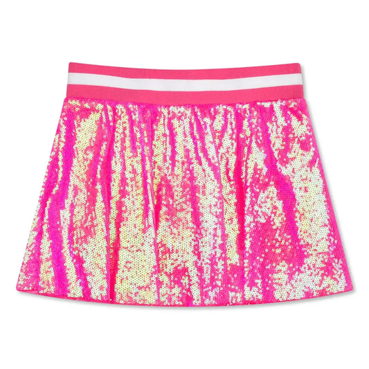 ISCREAM - BG - PINK SEQUIN SPORT SKORT