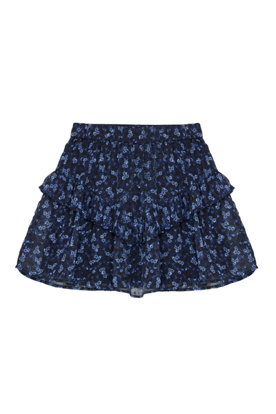 Robo - Bel Air Blue Floral Dobby Skirt
