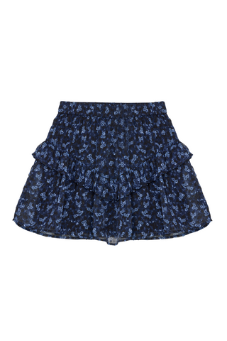 Robo - Bel Air Blue Floral Dobby Skirt