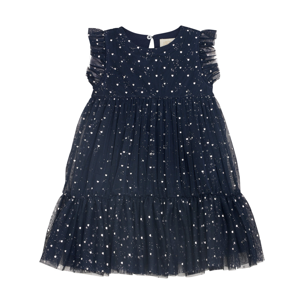 Robo - Black Iris Mesh Dress