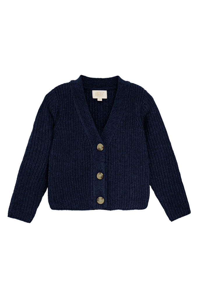 Robo - Black Iris Knit Cardigan