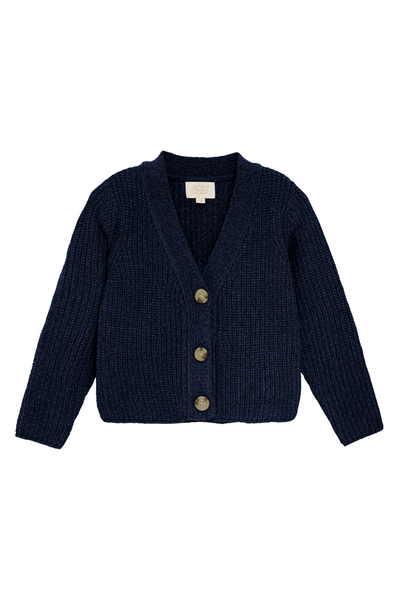 Robo - Black Iris Knit Cardigan