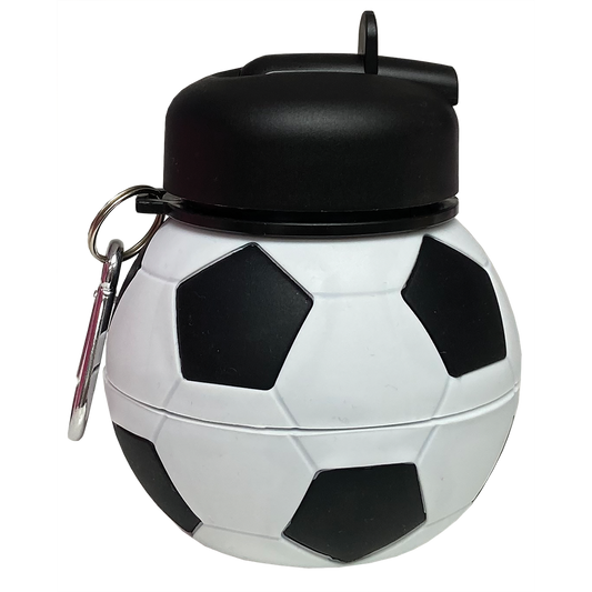 ISCREAM - ACC - SOCCER SILICONE COLLAPSIBLE WATER BOTTLE
