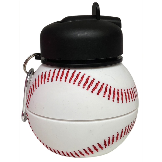 ISCREAM - ACC - BASEBALL SILICONE COLLAPSIBLE WATER BOTTLE