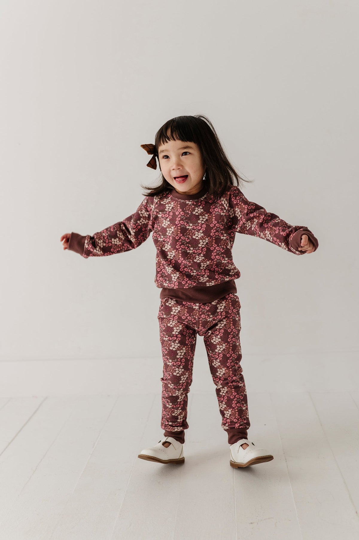 BABYSPROUTS - BBY - FLEECE SWEATSHIRT - CLUSTER GARDEN FLORAL