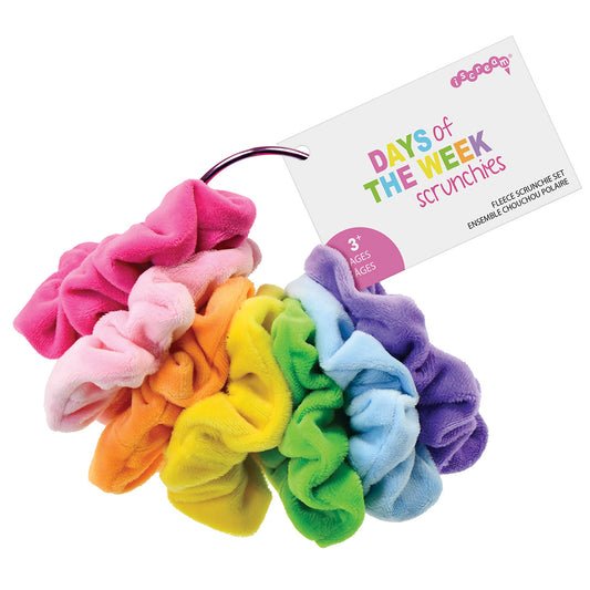 ISCREAM - ACC - DAYS OF THE WEEK SCRUNCHIE SET