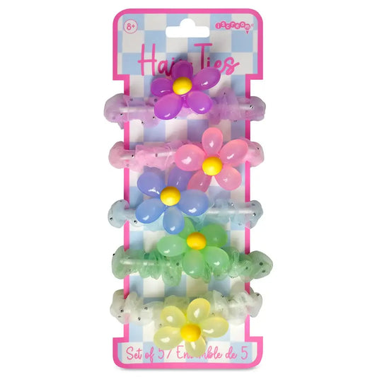 ISCREAM - ACC - FLOWER HAIR TIE SET - 5 PIECES