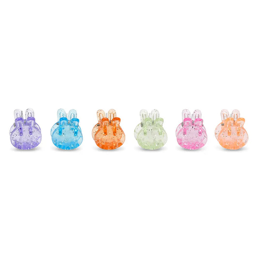 ISCREAM - ACC - MINI COLORFUL BUNNY HAIR CLIPS SET