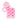 3D Bow Pom Pom Zip Wallet: Pink